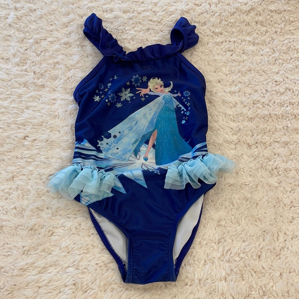 Toddler Girls Disney Elsa Bathing Suit